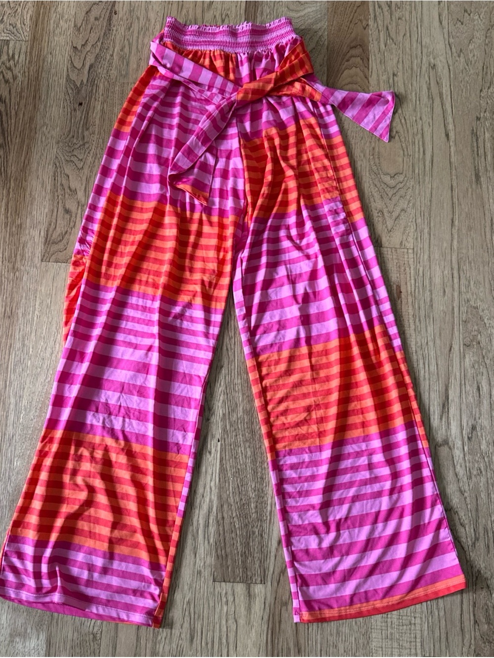 Mud Pie Pink Orange Lounge Pants S